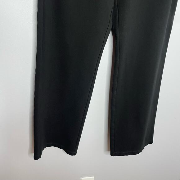 Eileen Fisher High Waist Stretch Pull-on Pants high Rise Stretch Mature Black L - Picture 5 of 7